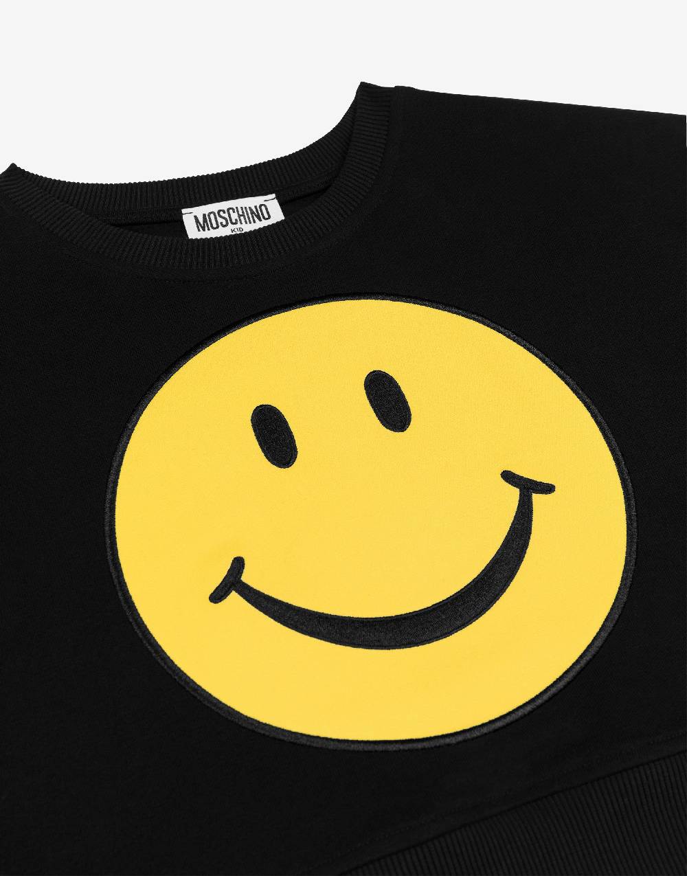 Love Moschino Felpa in cotone Smiley® Patch I Più Venduti