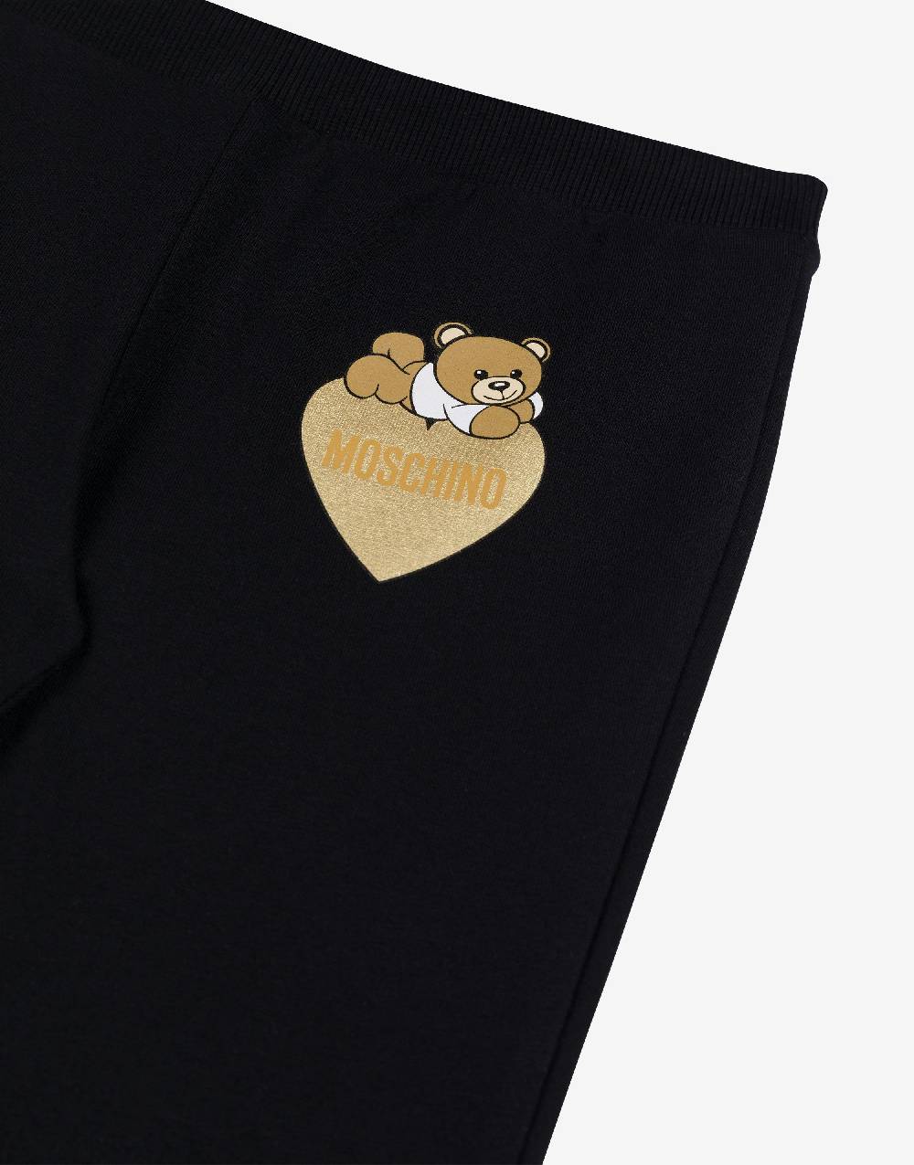 Love Moschino Pantalone flare in cotone Lovely Teddy Bear 2025