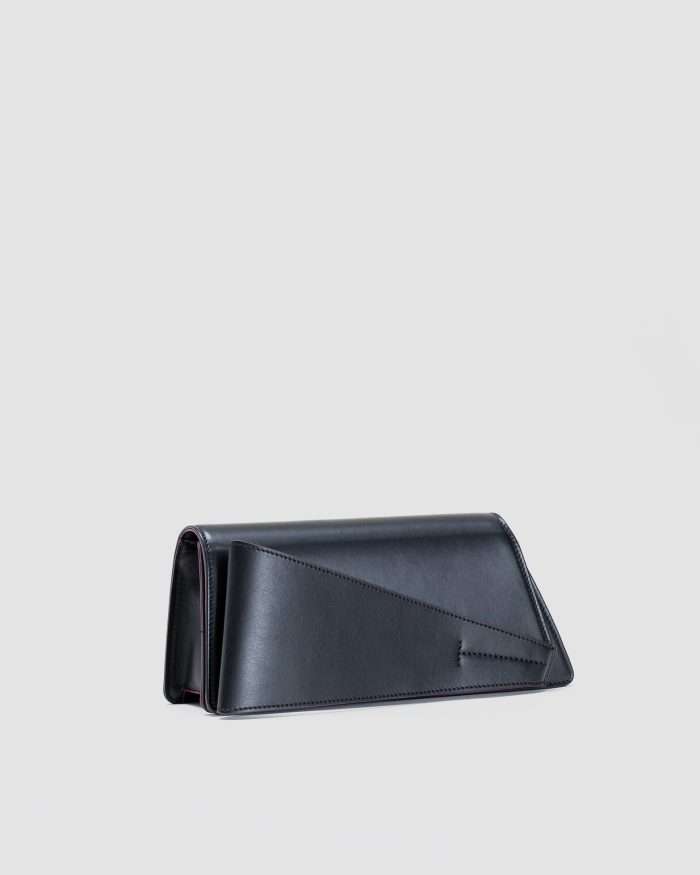 LUCIANO PADOVAN Borsa Kim pochette in pelle nera Borse pochette eleganti - Luciano Padovan Shop Online Vendite Flash
