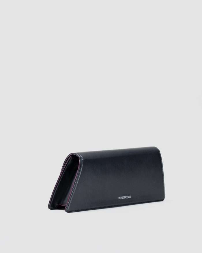 LUCIANO PADOVAN Borsa Kim pochette in pelle nera Borse pochette eleganti - Luciano Padovan Shop Online Vendite Flash