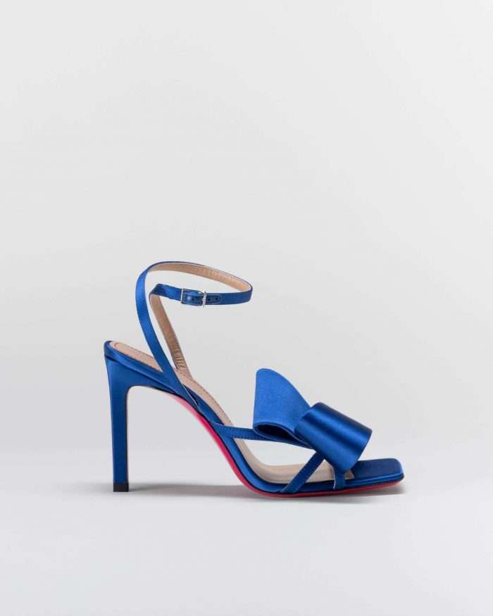 LUCIANO PADOVAN FLAKE LINE SANDALO NORA RASO BLU Negozio