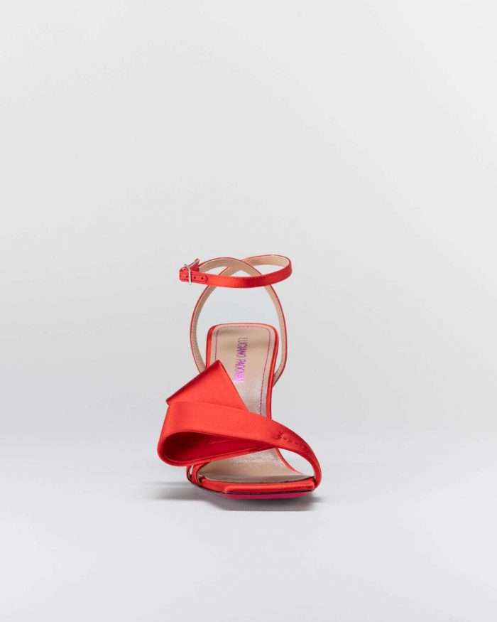LUCIANO PADOVAN FLAKE LINE SANDALO NORA RASO ROSSO In Saldo