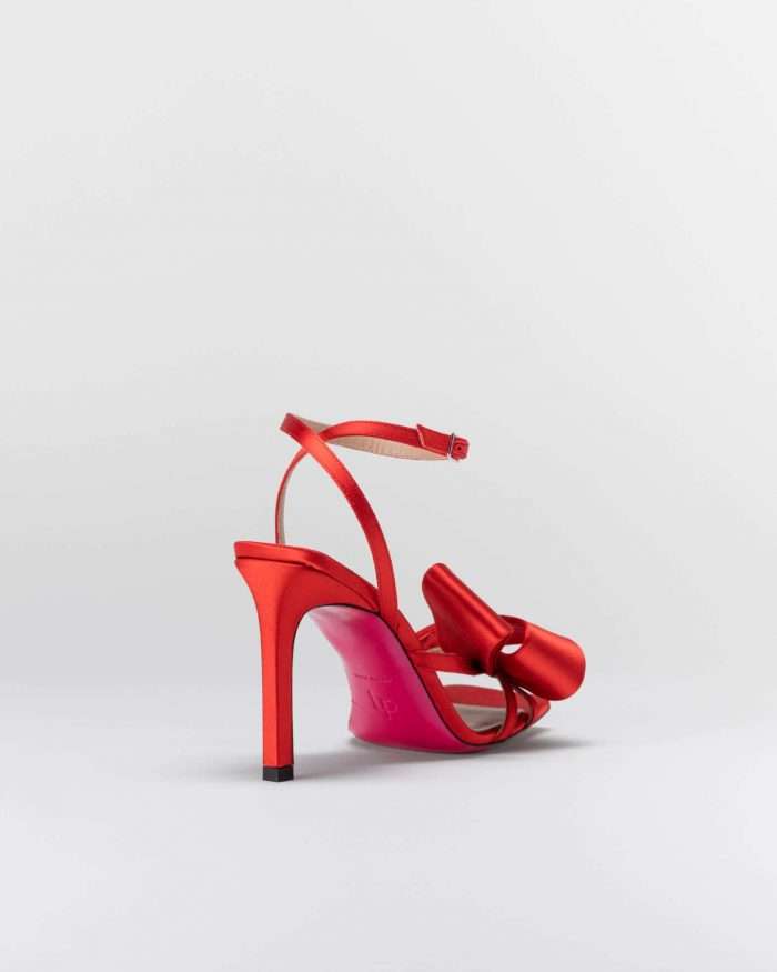LUCIANO PADOVAN FLAKE LINE SANDALO NORA RASO ROSSO In Saldo