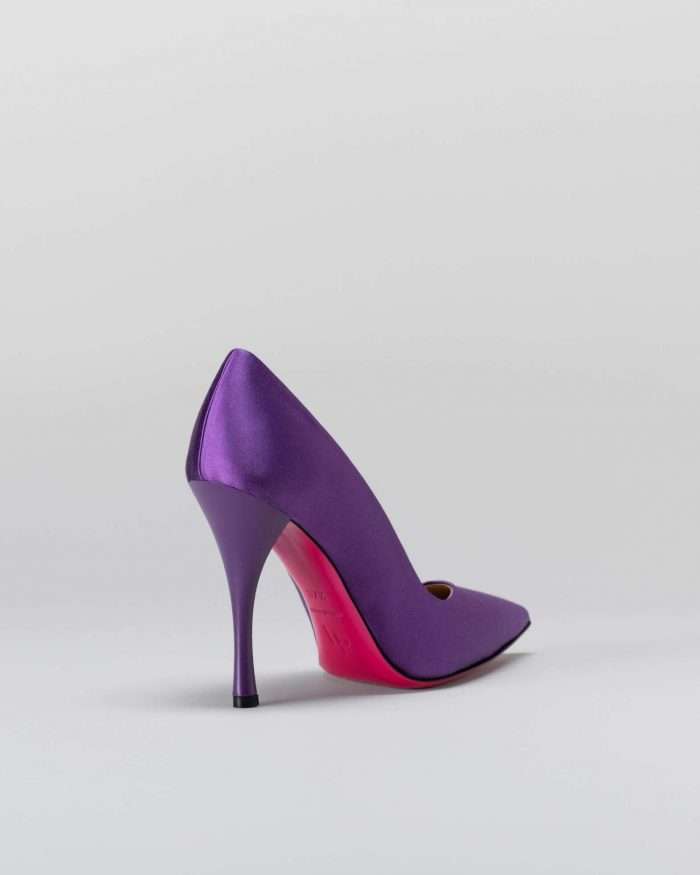 LUCIANO PADOVAN SIMPLE LINE DÉCOLLETÉ ROBIN RASO VIOLA Promozione