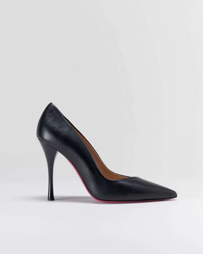 LUCIANO PADOVAN SIMPLE LINE DÉCOLLETÉ ROBIN PELLE NERO Spedizione Gratuita