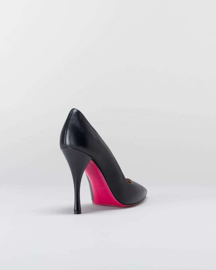 LUCIANO PADOVAN SIMPLE LINE DÉCOLLETÉ ROBIN PELLE NERO Spedizione Gratuita