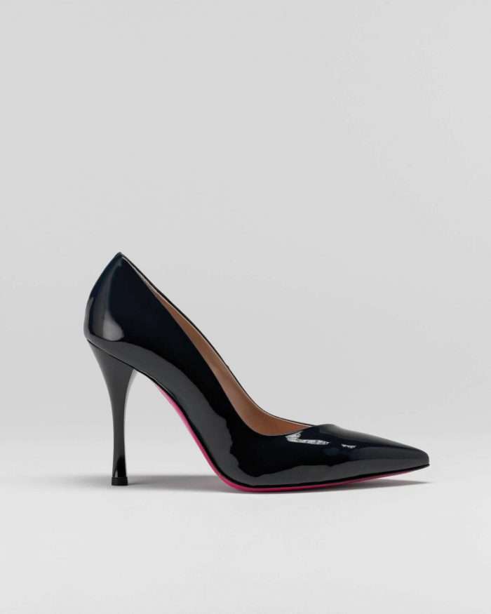 LUCIANO PADOVAN SIMPLE LINE DÉCOLLETÉ ROBIN PELLE VERNICIATA NERO- Luciano Padovan Online Shop Pezzi Unici