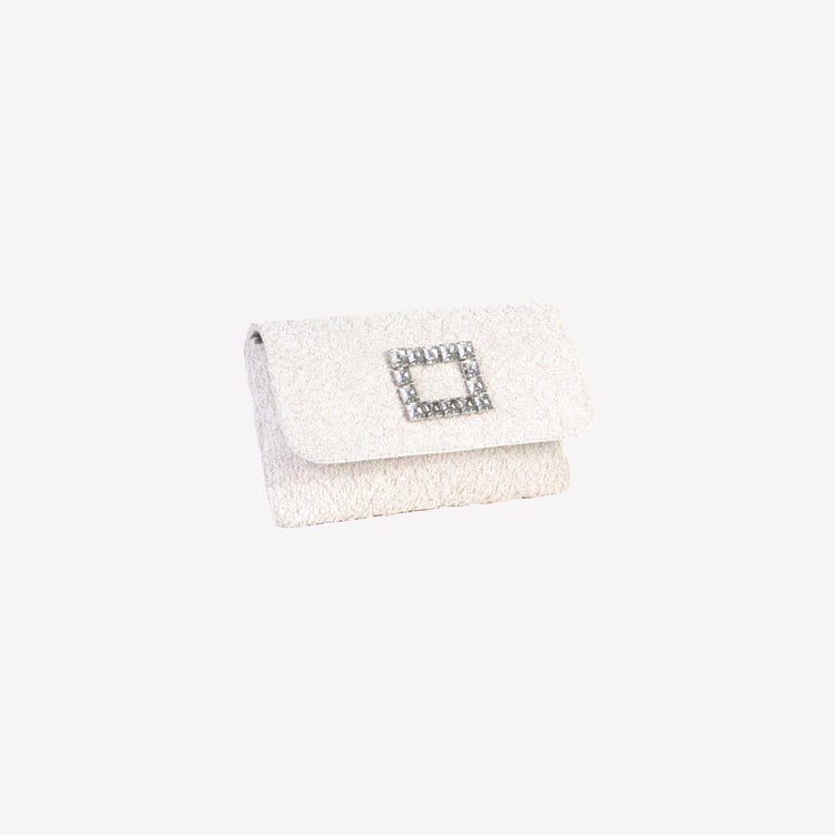 Roberto Festa BORSA IN BOUCLE CALCE CON ACCESSORIO STRASS CAPRI LUX Acquista Ora