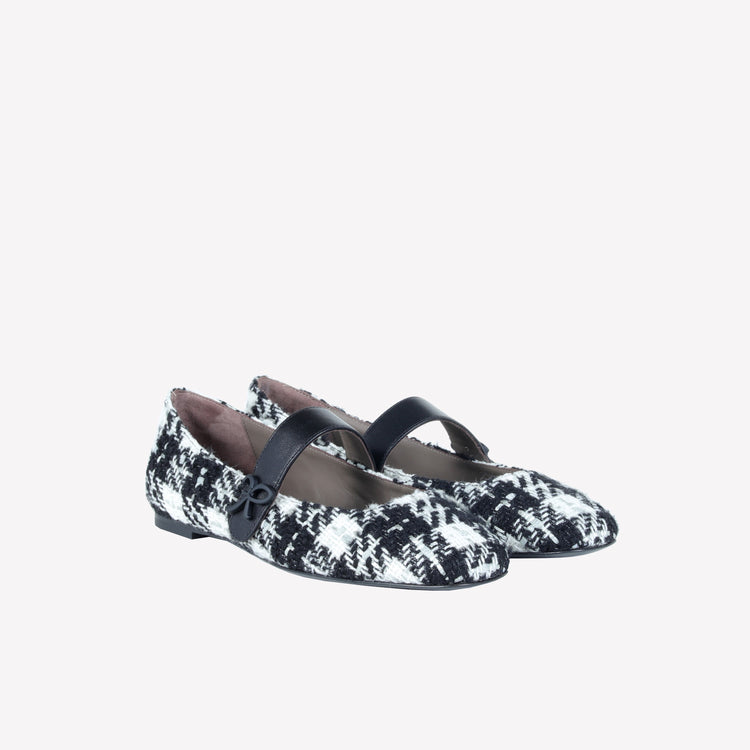 Roberto Festa BALLERINA IN TWEED CON CINTURINO SU COLLO DEL PIEDE CONNYS 2025