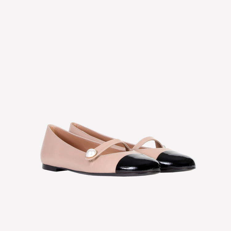 Roberto Festa BALLERINA MARY JANE NUDE CON PUNTALE IN VERNICE DIVY Shopping Online