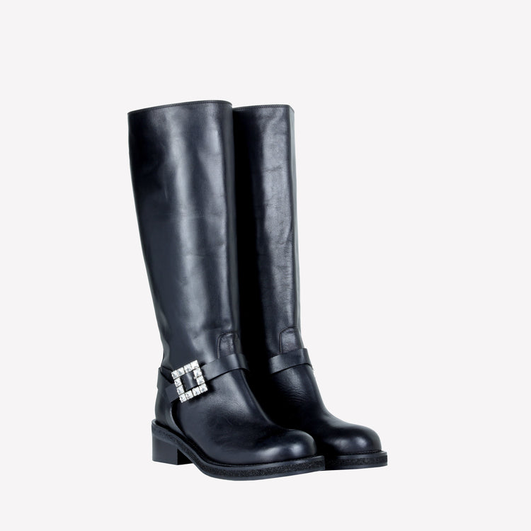 Roberto Festa BIKER IN VITELLO CON FIBBIA SWAROVSKI LIPA Fino Al -60%