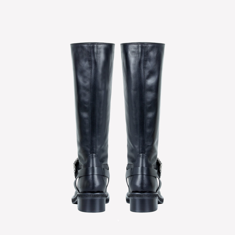Roberto Festa BIKER IN VITELLO CON FIBBIA SWAROVSKI LIPA Fino Al -60%