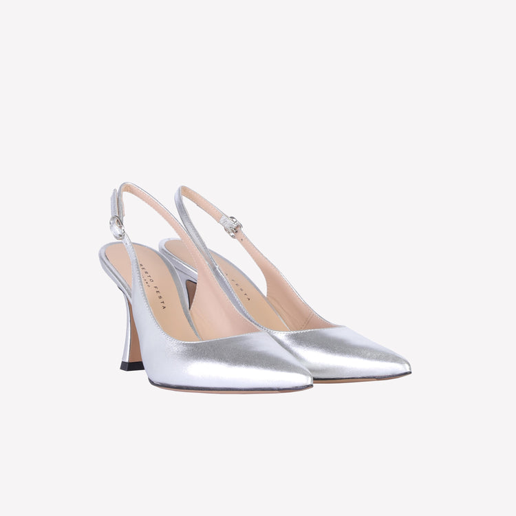 Roberto Festa SLINGBACK IN LUXOR SILVER LAVINIA Novità