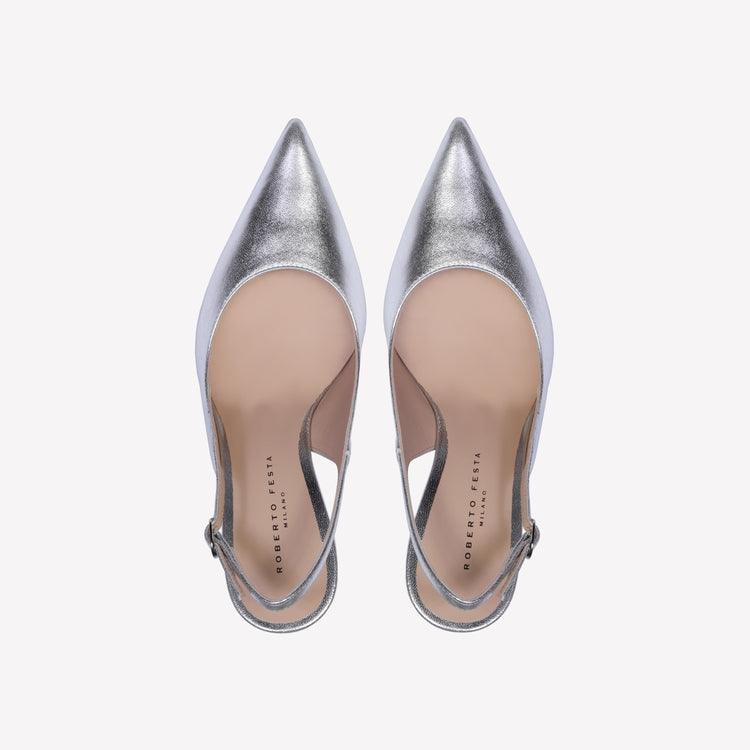 Roberto Festa SLINGBACK IN LUXOR SILVER LAVINIA Novità