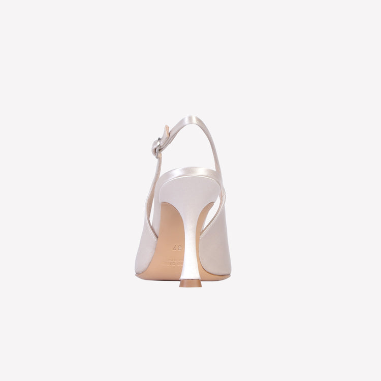 Roberto Festa SLINGBACK IN RASO PERLA LAVINIA Presa