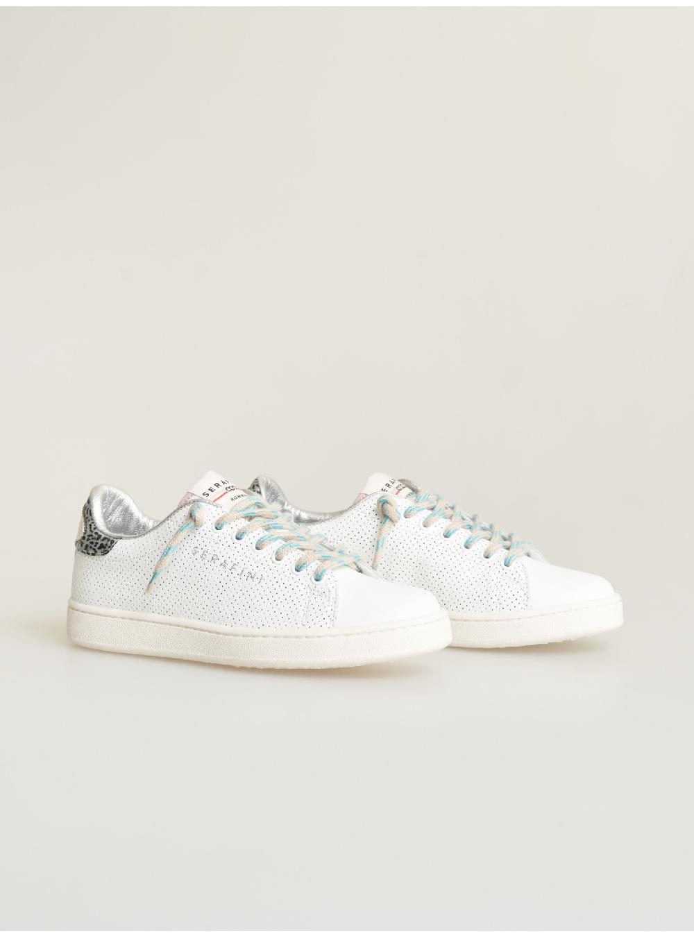 Serafini sneakers donna in pelle pelle laminata pelle perforata Serafini Shop Duty-free