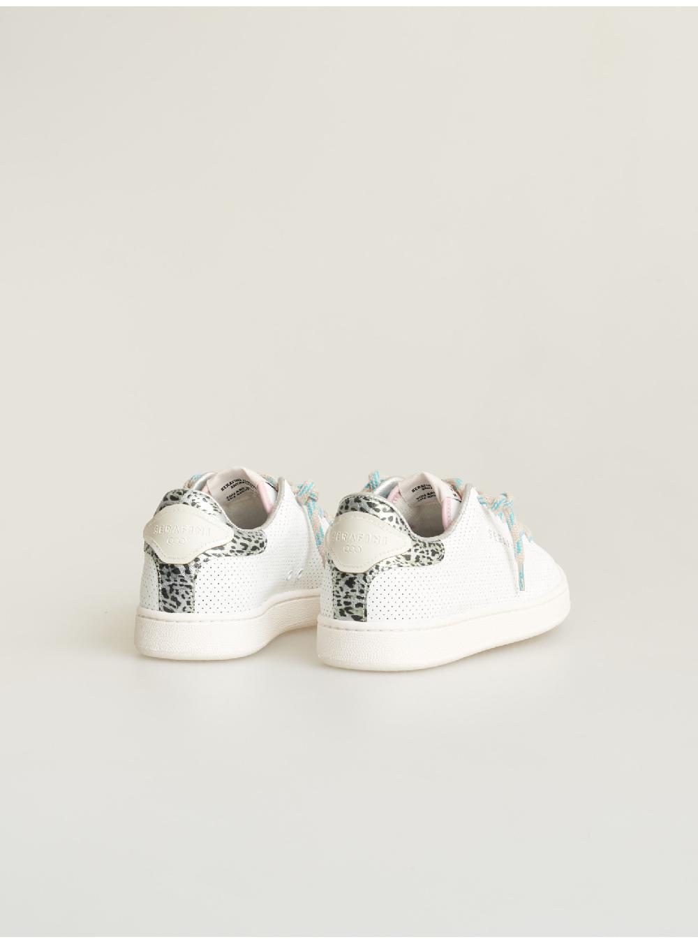 Serafini sneakers donna in pelle pelle laminata pelle perforata Serafini Shop Duty-free
