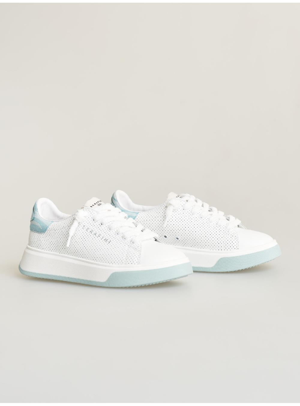 Serafini sneakers donna in pelle pelle laminata pelle perforata Serafini Shop 50% di sconto per tempo limitato