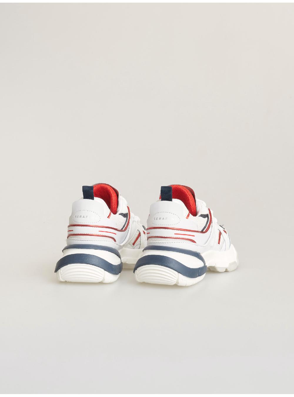 Serafini sneakers donna in pelle pelle laminata tessuto a rete Serafini Shop Italy
