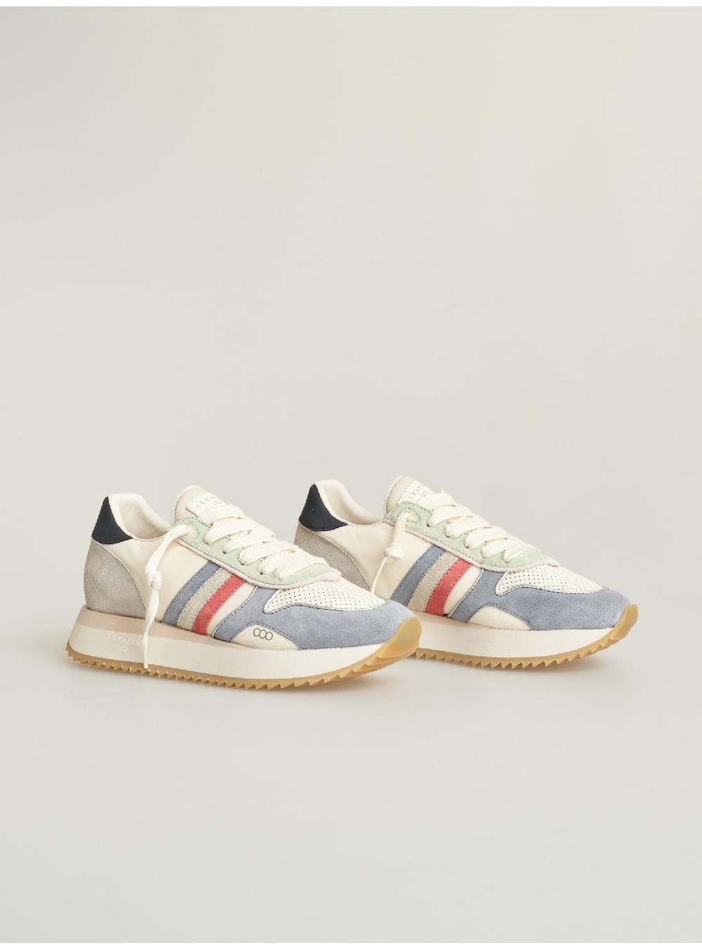 Serafini sneakers donna in pelle pelle perforata scamosciato Serafini Shop Italia