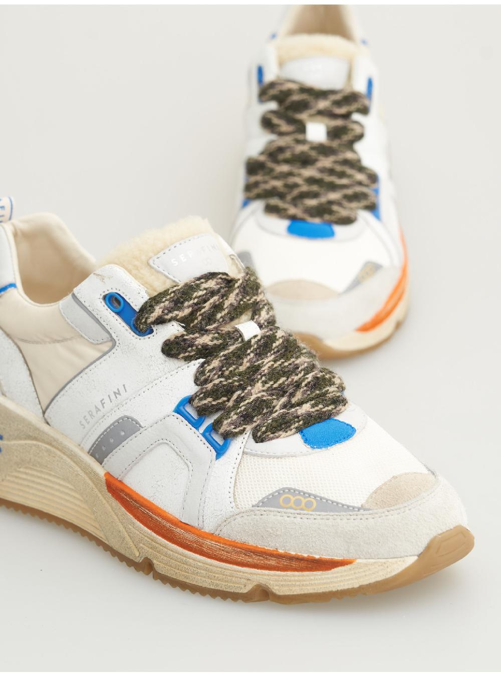 Serafini TOKYO - CRACKED WHITE BLUETTE - TOKYO - UOMO Serafini Shop Flash Sale