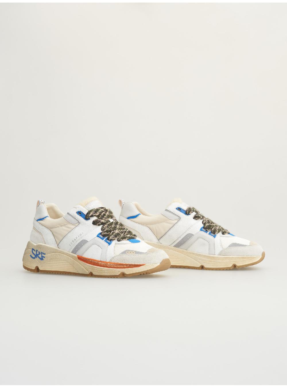 Serafini TOKYO - CRACKED WHITE BLUETTE - TOKYO - UOMO Serafini Shop Flash Sale