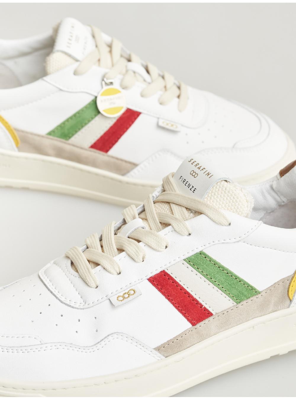 Serafini FIRENZE - WHITE TRICOLOR BUFF Serafini Shop Black Friday