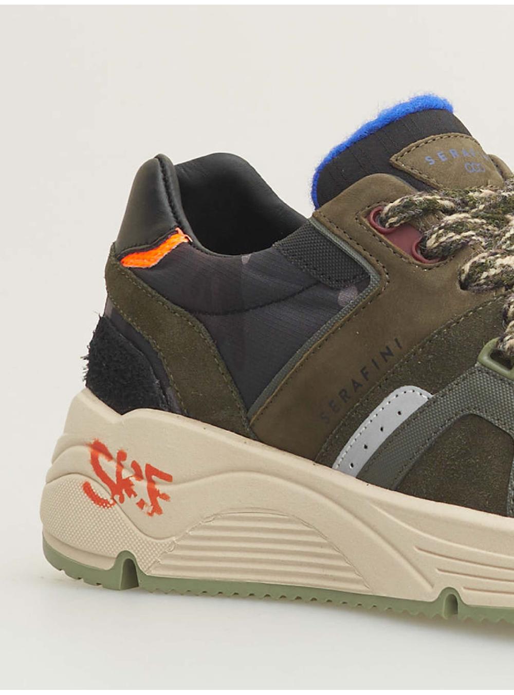 Serafini TOKYO - MILITARY GREEN BLACK Serafini Shop Offerta Giorno del Papà
