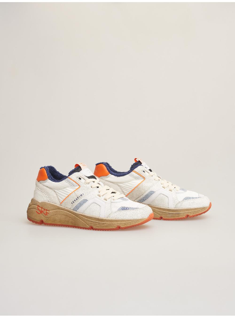 Serafini TOKYO - WHITE-CRACKED BLUE ORANGE Serafini Shop Offerta Anniversario