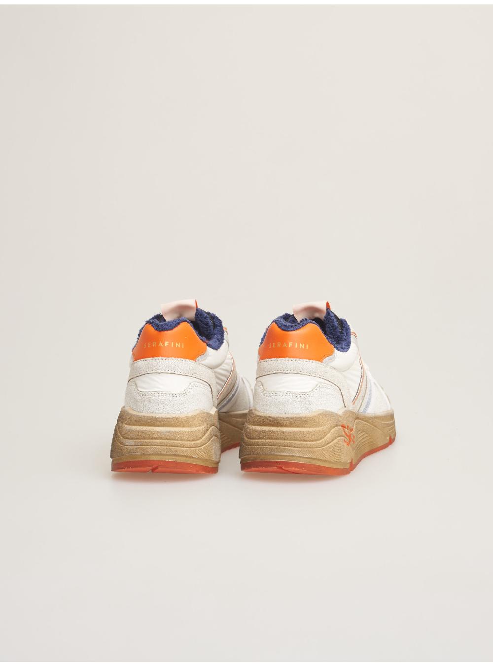 Serafini TOKYO - WHITE-CRACKED BLUE ORANGE Serafini Shop Offerta Anniversario