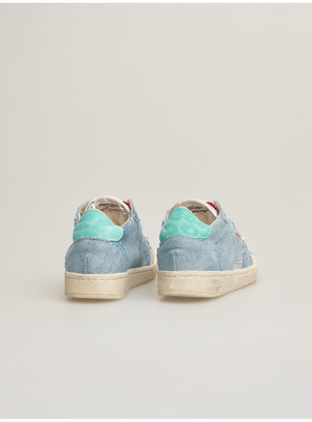 Serafini SAN DIEGO LOW - JEANS WHITE GREEN Serafini Shop Offerta migliore