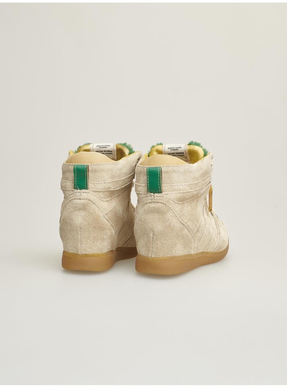 Serafini zeppa interna donna in scamosciato nabuck shearling Serafini Shop Grandi sconti