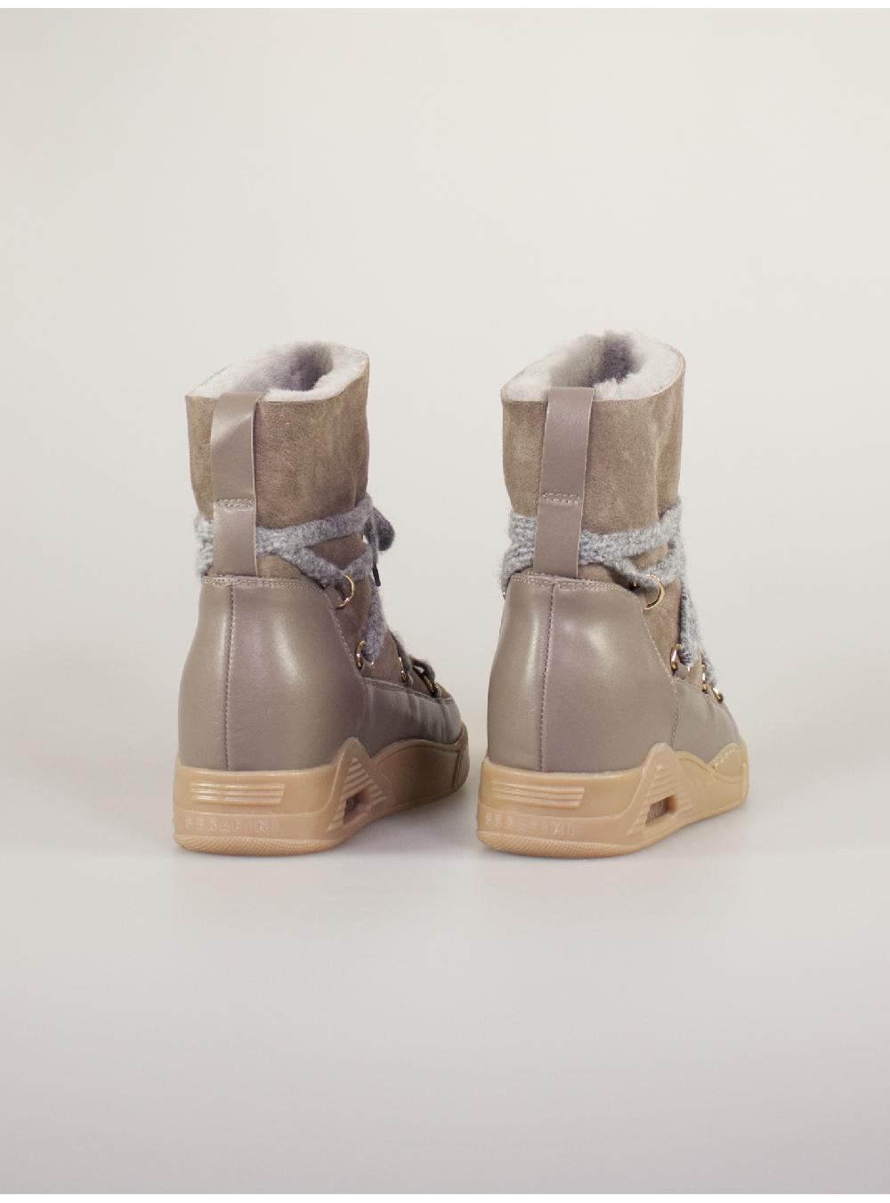 Serafini boots donna in shearling scamosciato Serafini Shop Offerte stagionali