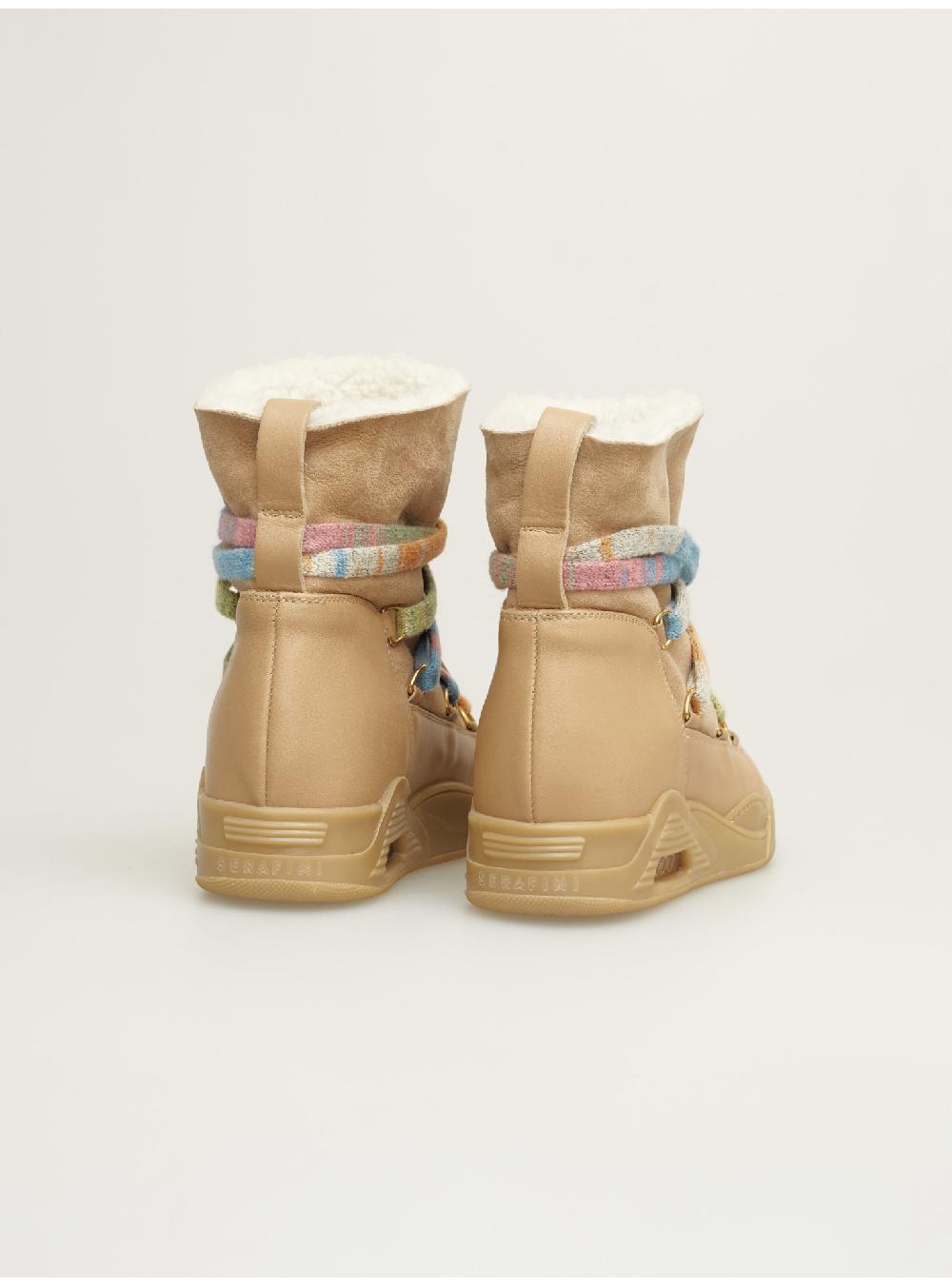 Serafini boots donna in shearling scamosciato Serafini Shop Liquidazione