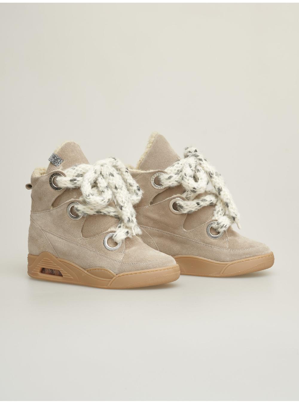 Serafini zeppa interna donna in pelle scamosciato pelle laminata Serafini Shop Offerte giornaliere