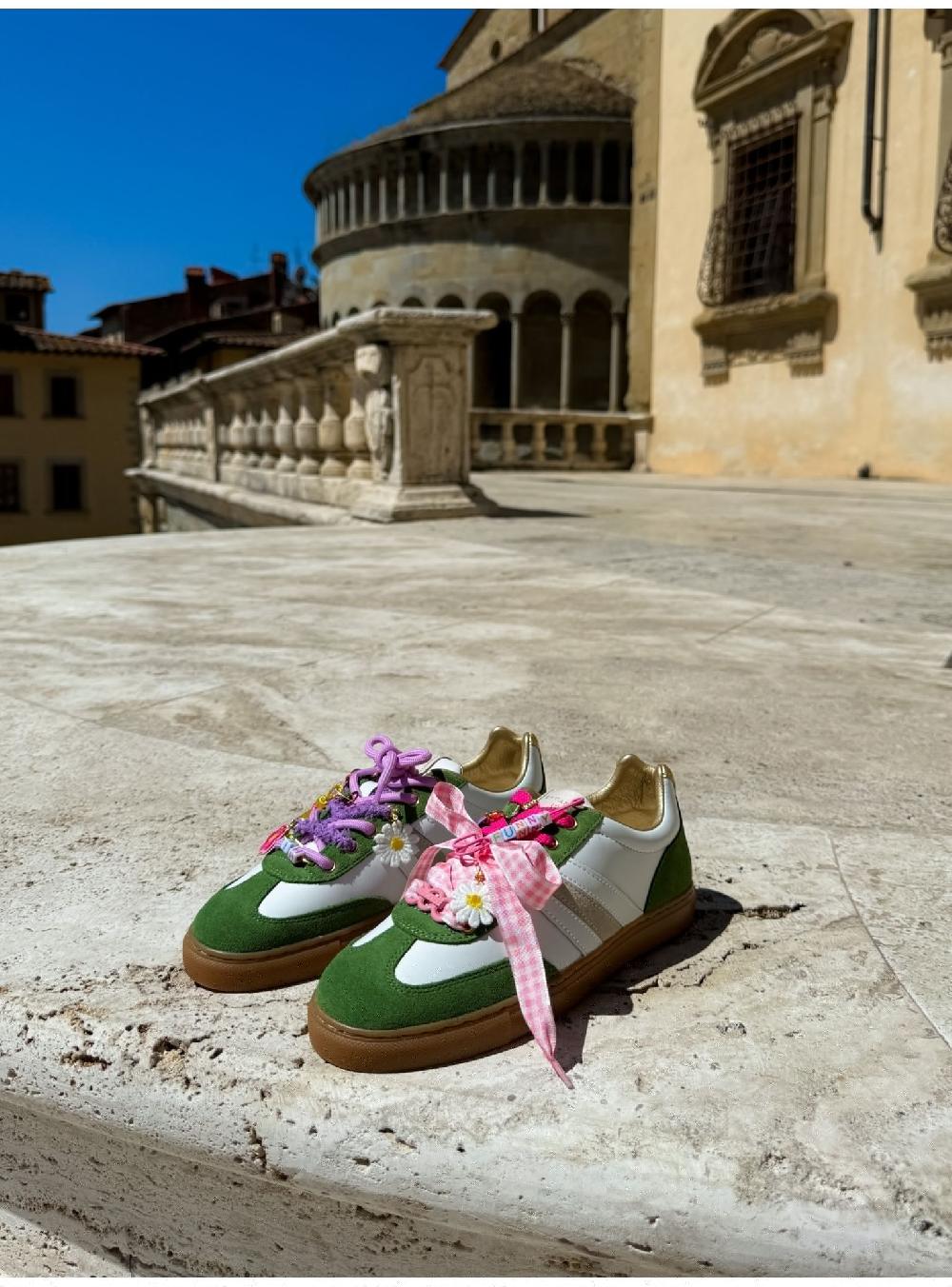 Serafini COURT - WHITE GREEN GOLD Serafini Shop In vendita
