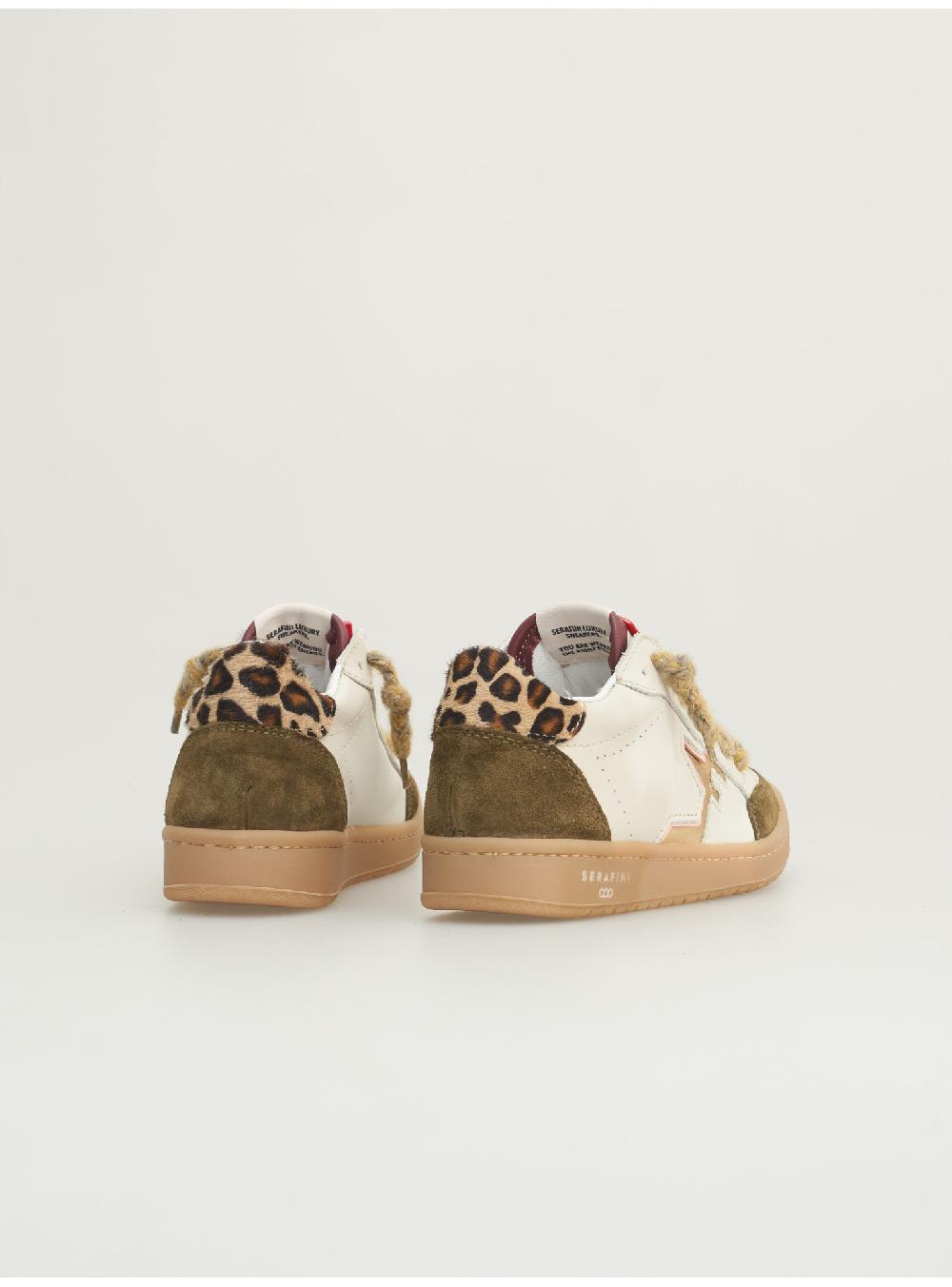 Serafini SAN DIEGO LOW - MILK OLIVE LEOPARD Serafini Shop Sconti questo mese