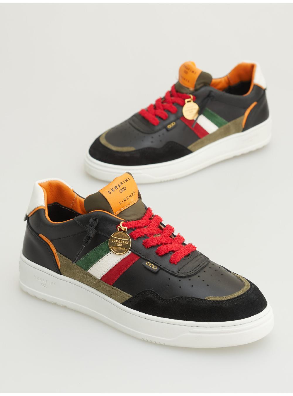 Serafini FIRENZE - BLACK ORANGE TRICOLOR Serafini Shop Promozione