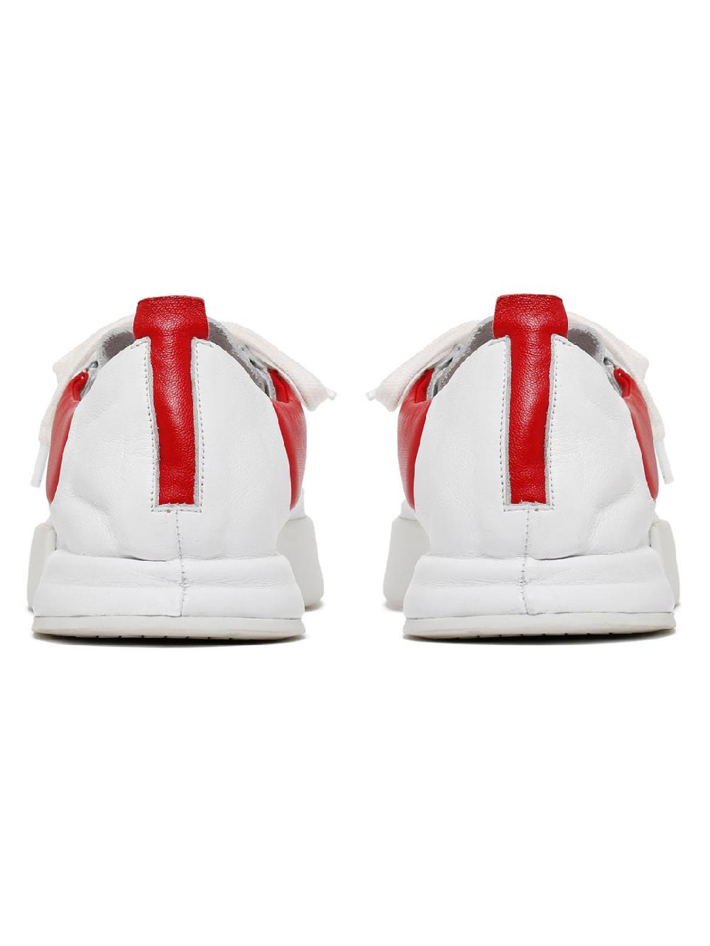 ﻿Silvano Sassetti Sneakers Lavelli bianco e rosso I Più Venduti