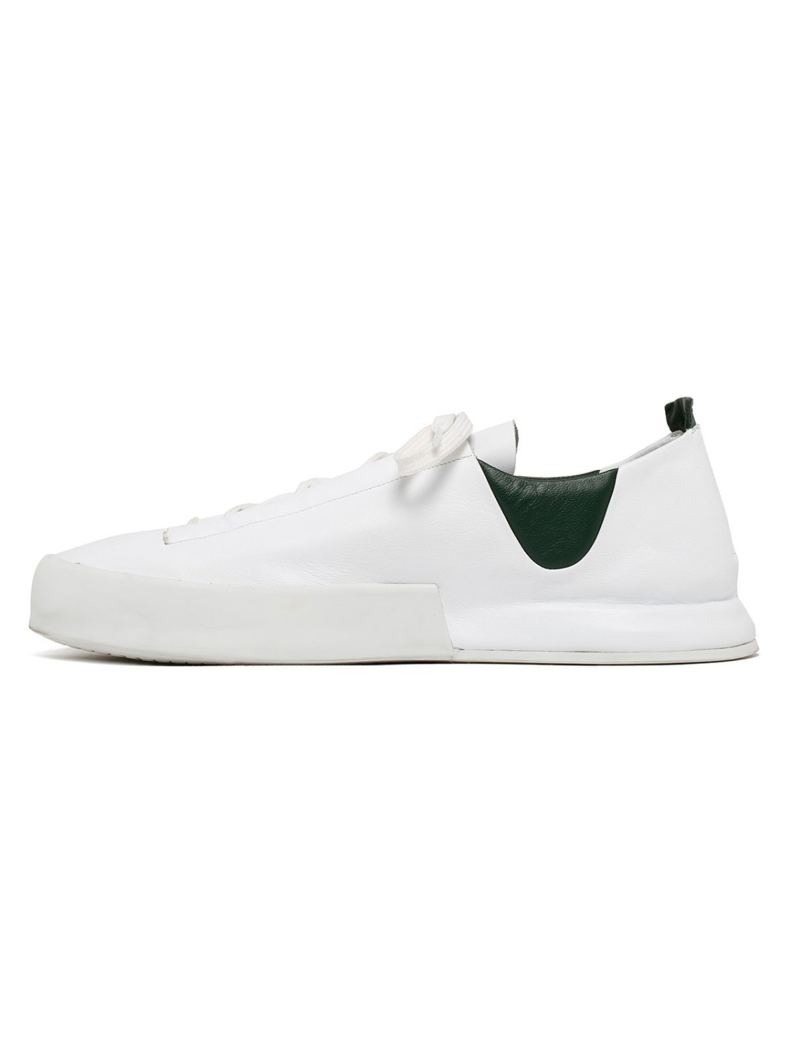 Silvano Sassetti Sneakers Durante bianco e verde Vendite Flash