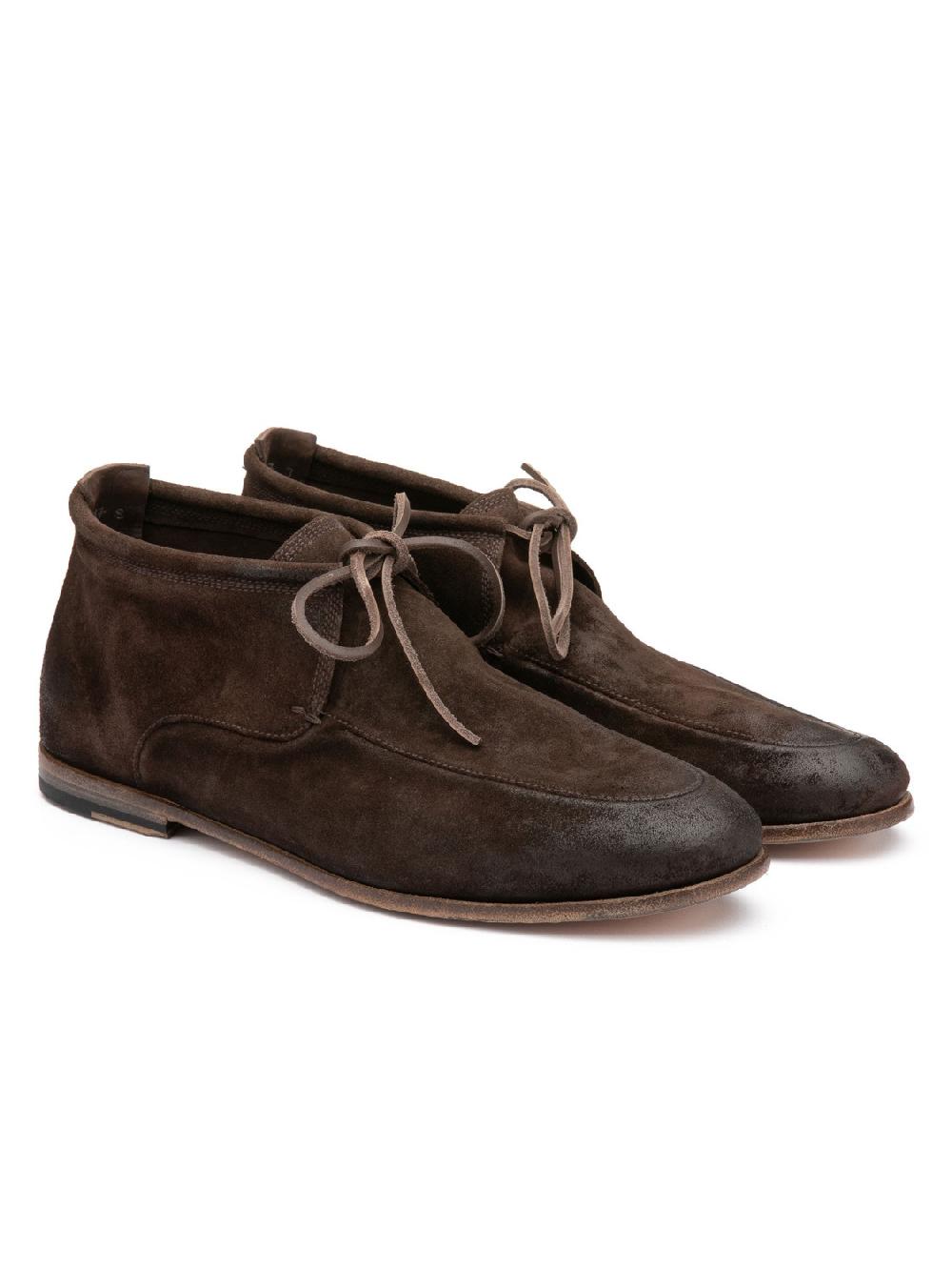Silvano Sassetti Stivaletti Chukka in suede marrone scuro Moda