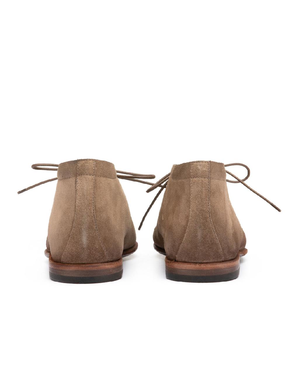 Silvano Sassetti Stivaletti in suede color brandy Qualità
