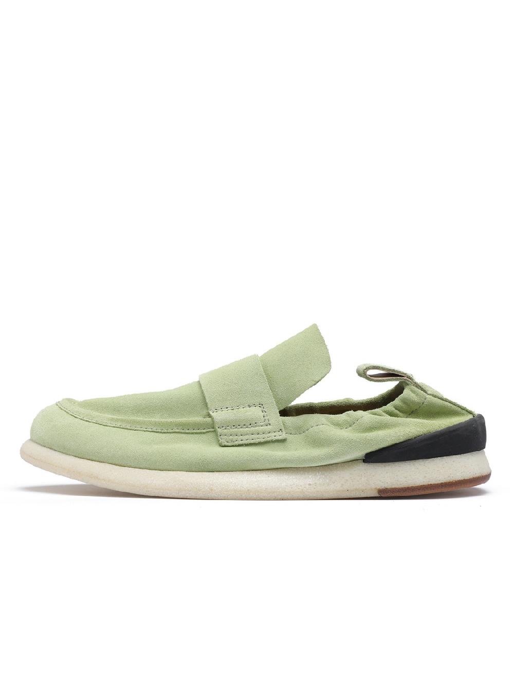 Silvano Sassetti Mocassini in suede verde chiaro Soddisfazione Garantita