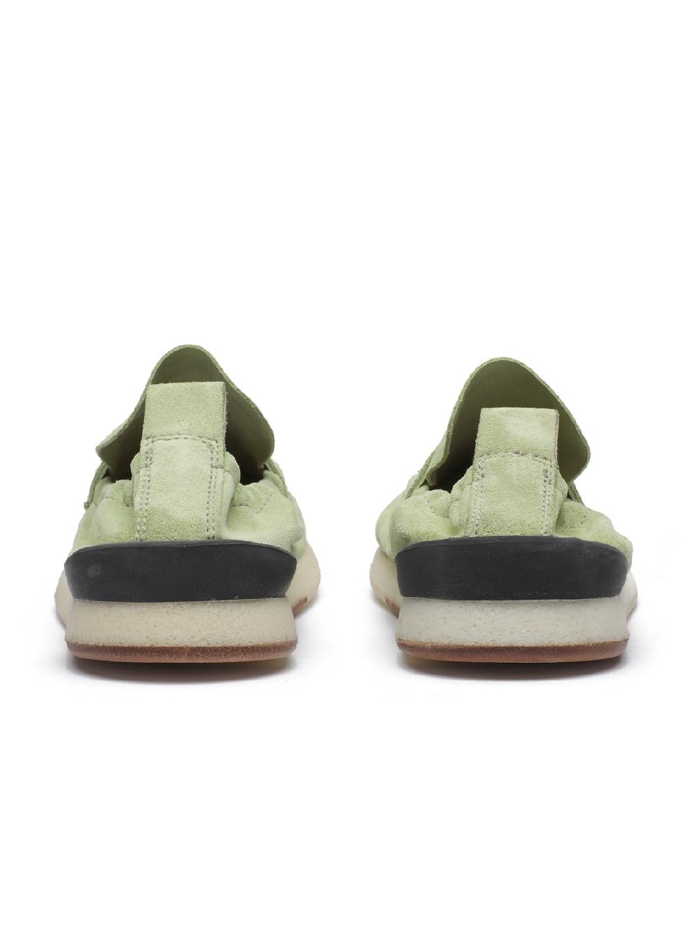 Silvano Sassetti Mocassini in suede verde chiaro Soddisfazione Garantita