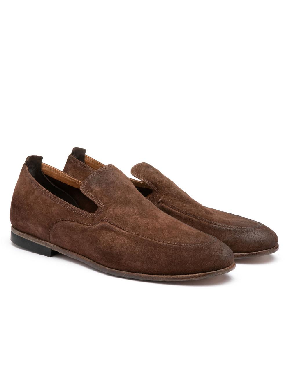 Silvano Sassetti Mocassini in suede marrone Qualità Garantita