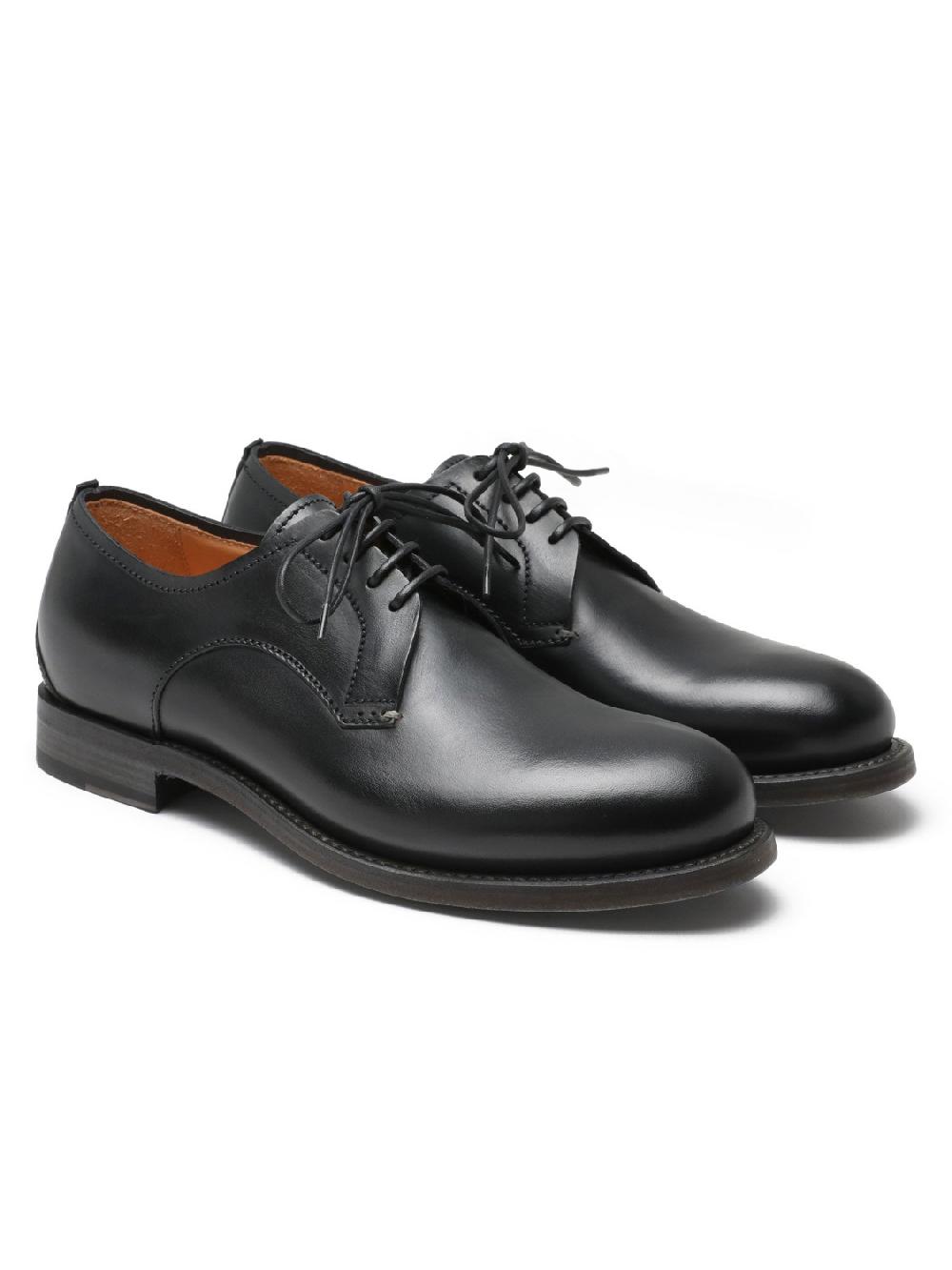 Silvano Sassetti Scarpe Derby in pelle nera Promozione Limitata