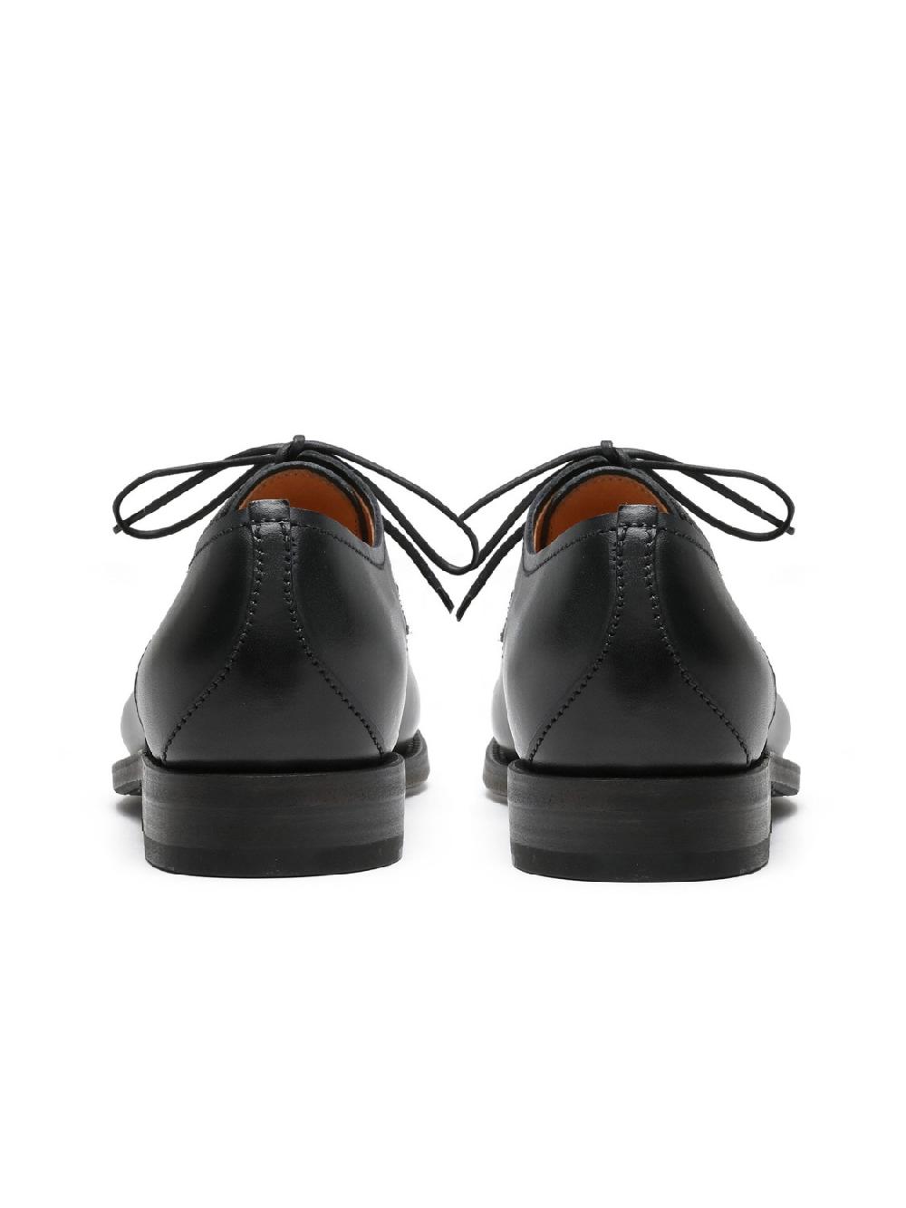 Silvano Sassetti Scarpe Derby in pelle nera Promozione Limitata