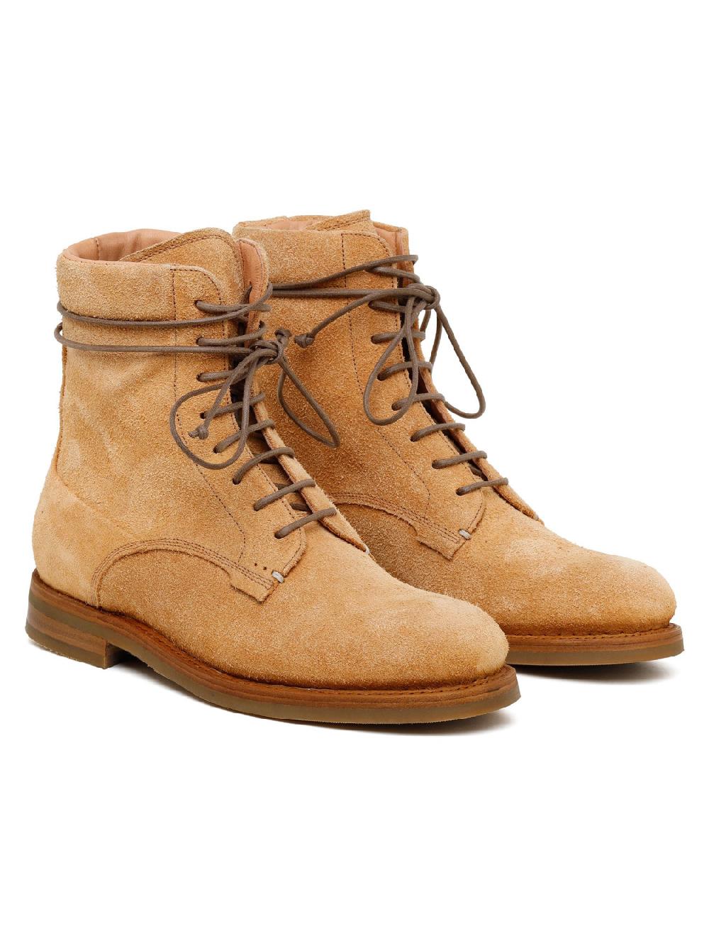 Silvano Sassetti Courmayer stivaletti in suede color brandy Shopping Online