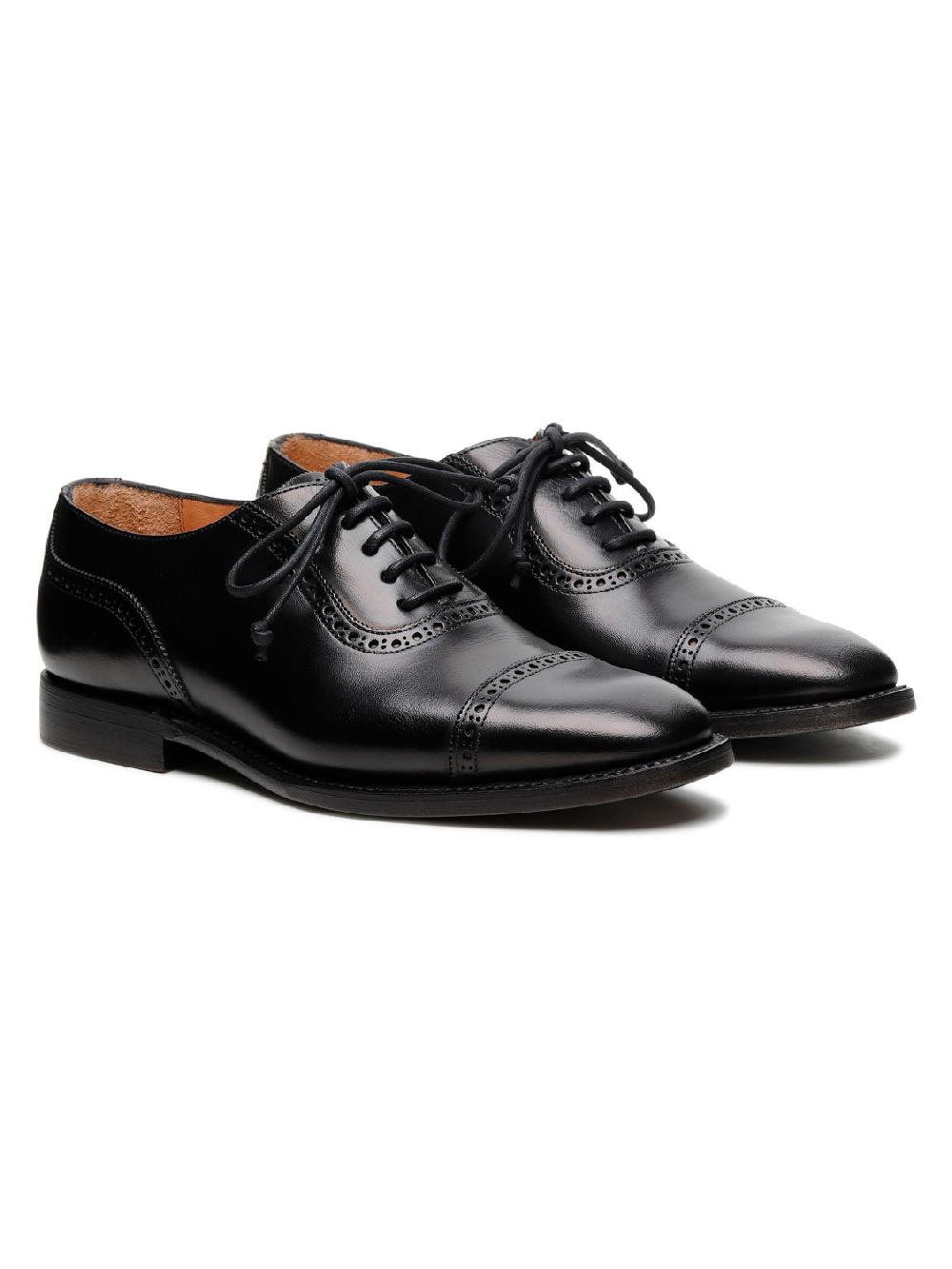 Silvano Sassetti Scarpe stringate Lione in pelle nera Convenienza