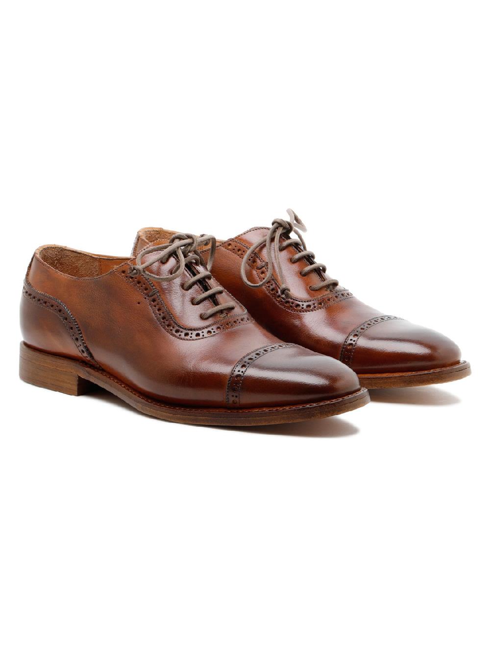 Silvano Sassetti Scarpe stringate Lione in pelle marrone Novità